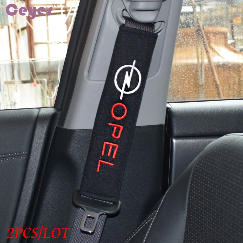 Чехол для ремня безопасности тюнинг автомобиля чехол из чистого хлопка Opel Astra H G J