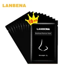 Маска для удаления угрей LANBENA, маска для носа из бамбука и древесного угля для лица глубокие маски, пилинг, 10 шт.