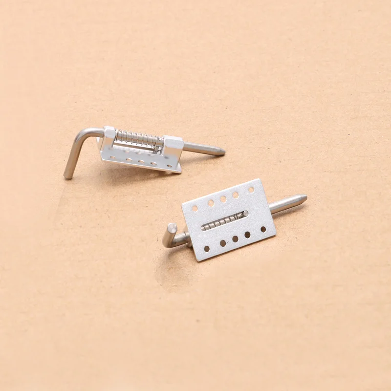 

2PCS Canopy Hatch Lock Latch Aluminum Alloy Spring Cockpit Pin Cabin Door Fixing Buckle for RC F3A Fixed Wing Aircraft DIY Parts