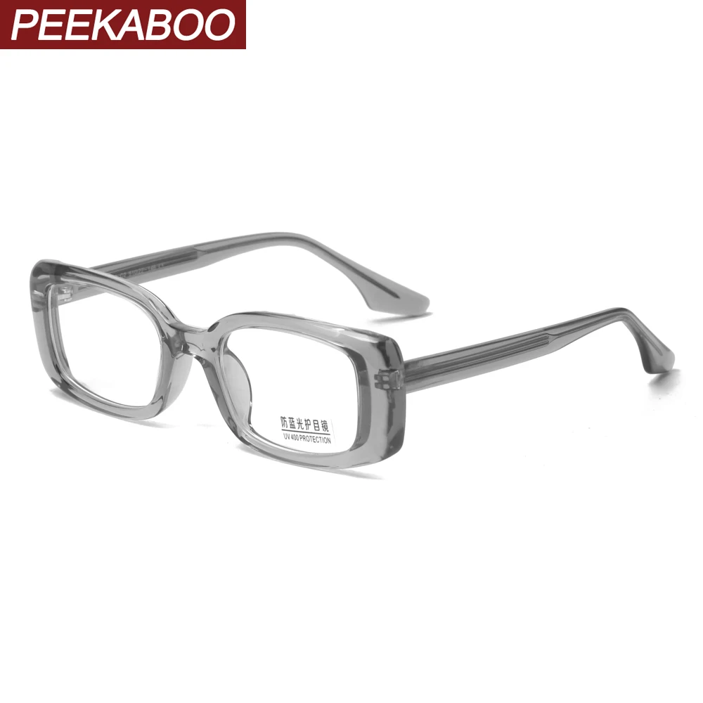 

Peekaboo, Ретро стиль, TR90, анти-синий светильник, очки для женщин, квадратные, женские, прозрачные линзы, оптические очки, оправа для мужчин, высок...