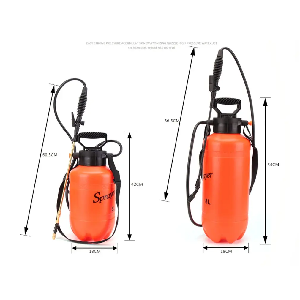 

5L/8L Sprayer Plant Flowers Watering Can Portable Pressure Garden Spray Bottle Kettle Pressurized Sprayer Gardening Tool