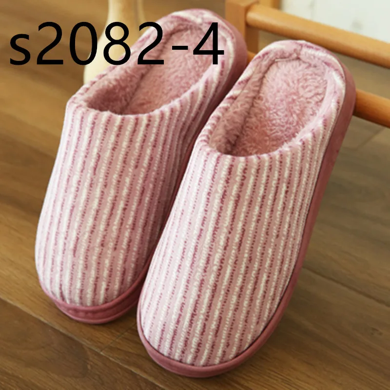 

Non-slip thick soles lovely plush moon shoes home warm bag with cotton slippers s2082