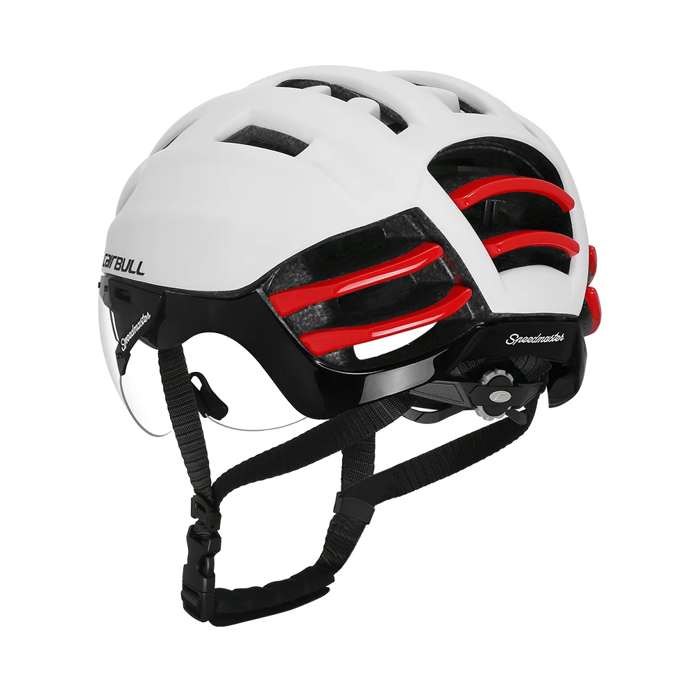 

Cairbull Aero Ultra-light Goggle TT Road Bicycle Helmet In-Mold Racing Cycling Bike Sports Safety Time-Trial Cycling Helmet