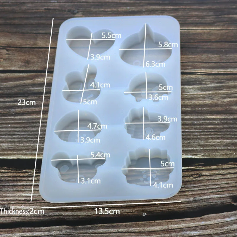 Брелок ручной работы силиконовые формы смола подвеска из эпоксидной смолы