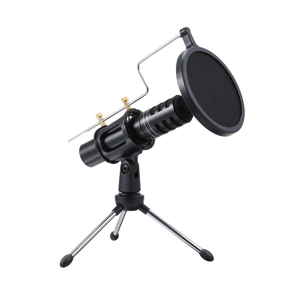 Профессиональный микрофон USB Plug & Play PC конденсаторный нет необходимости для