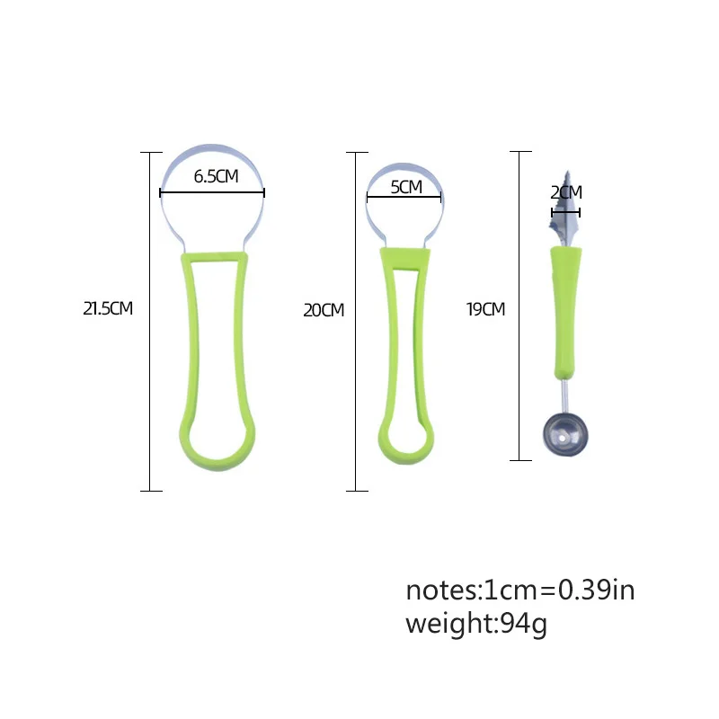 3 шт./компл. Diy нож для резьбы по фруктам шарики арбуза набор мороженое|carving tools|knife