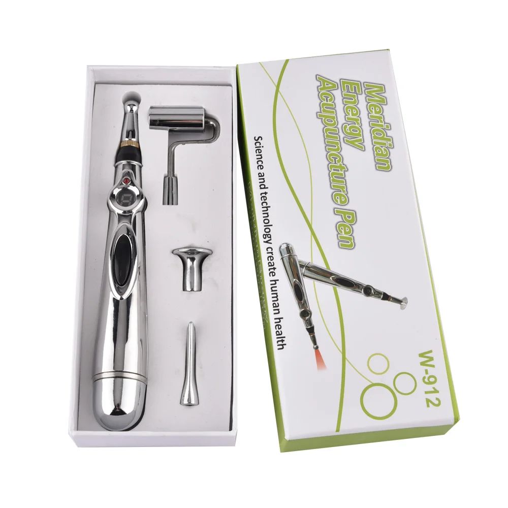 

Electronic Acupuncture Pen Electric Meridians Laser Therapy Heal Massage Pen Meridian Energy Pen Relieve Pain Healthy Care Tools