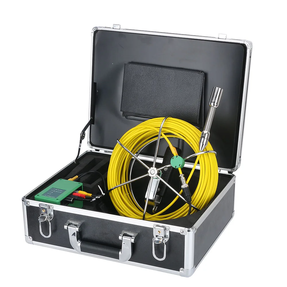 Free DHL shipping 7-inch 17mm diameter stainless steel probe high-definition 1000 lines Pipe Sewer Inspection Camera System