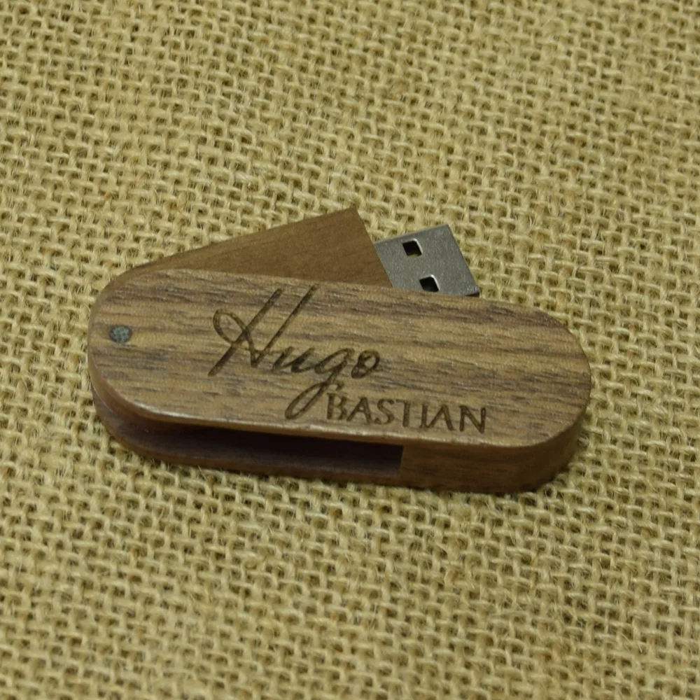 Портативный деревянный USB-флеш-накопитель в виде ореха Usb 2 0 карта памяти с