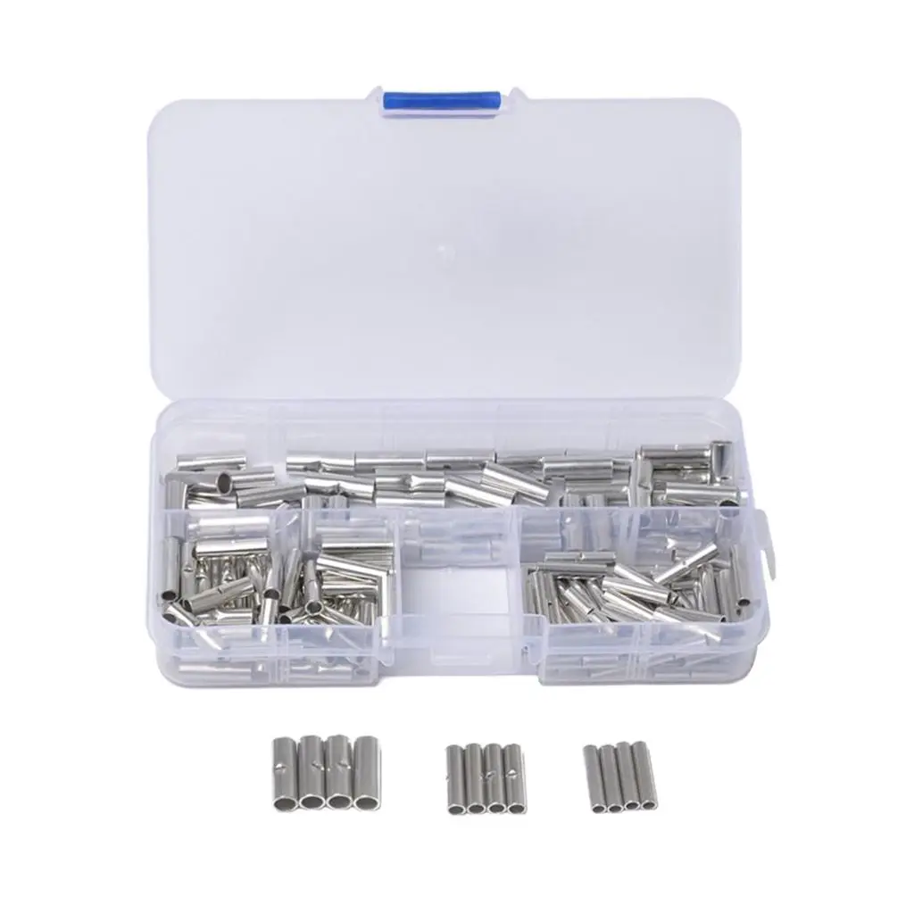 

150pcs Wire Copper Crimp Connector Non-Insulated Cord Pin Terminal AWG 22-10