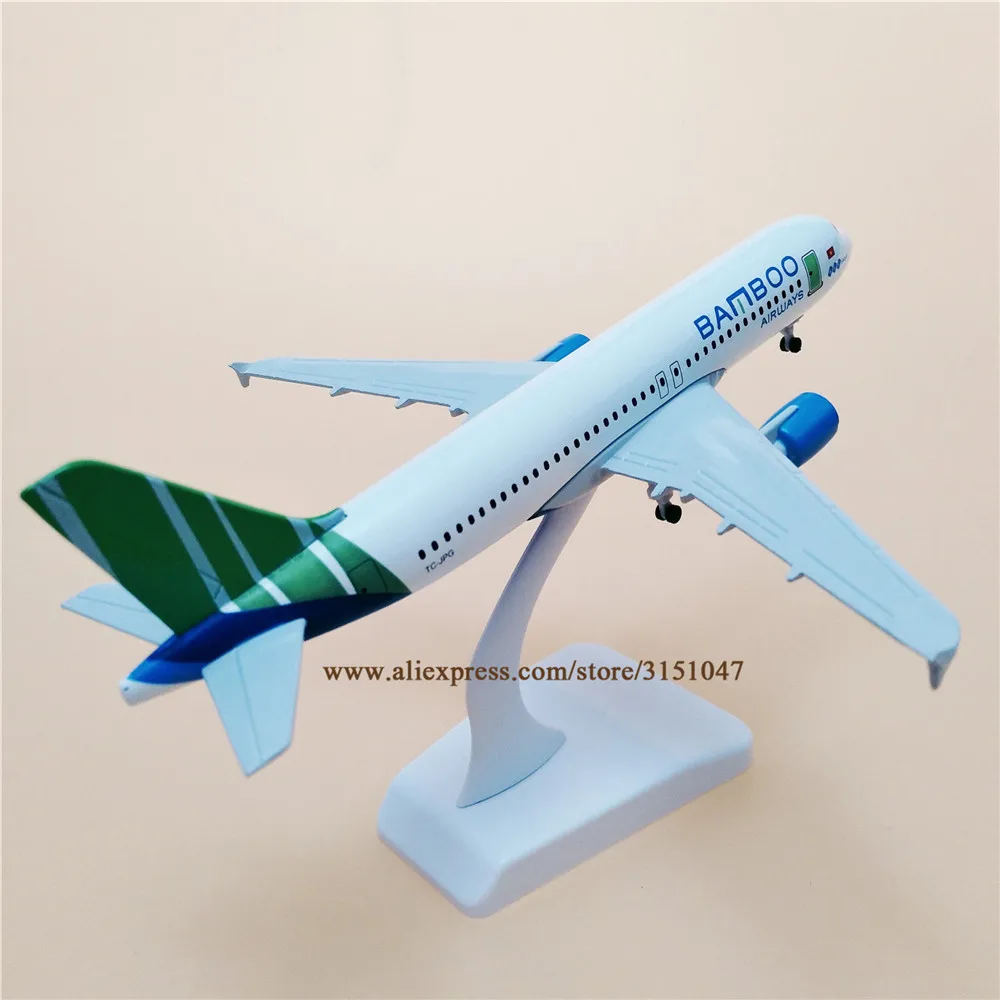 20 см Air Vietnam Bamboo Airbus 320 A320 Airlines модель самолета сплав Металл литье под давлением