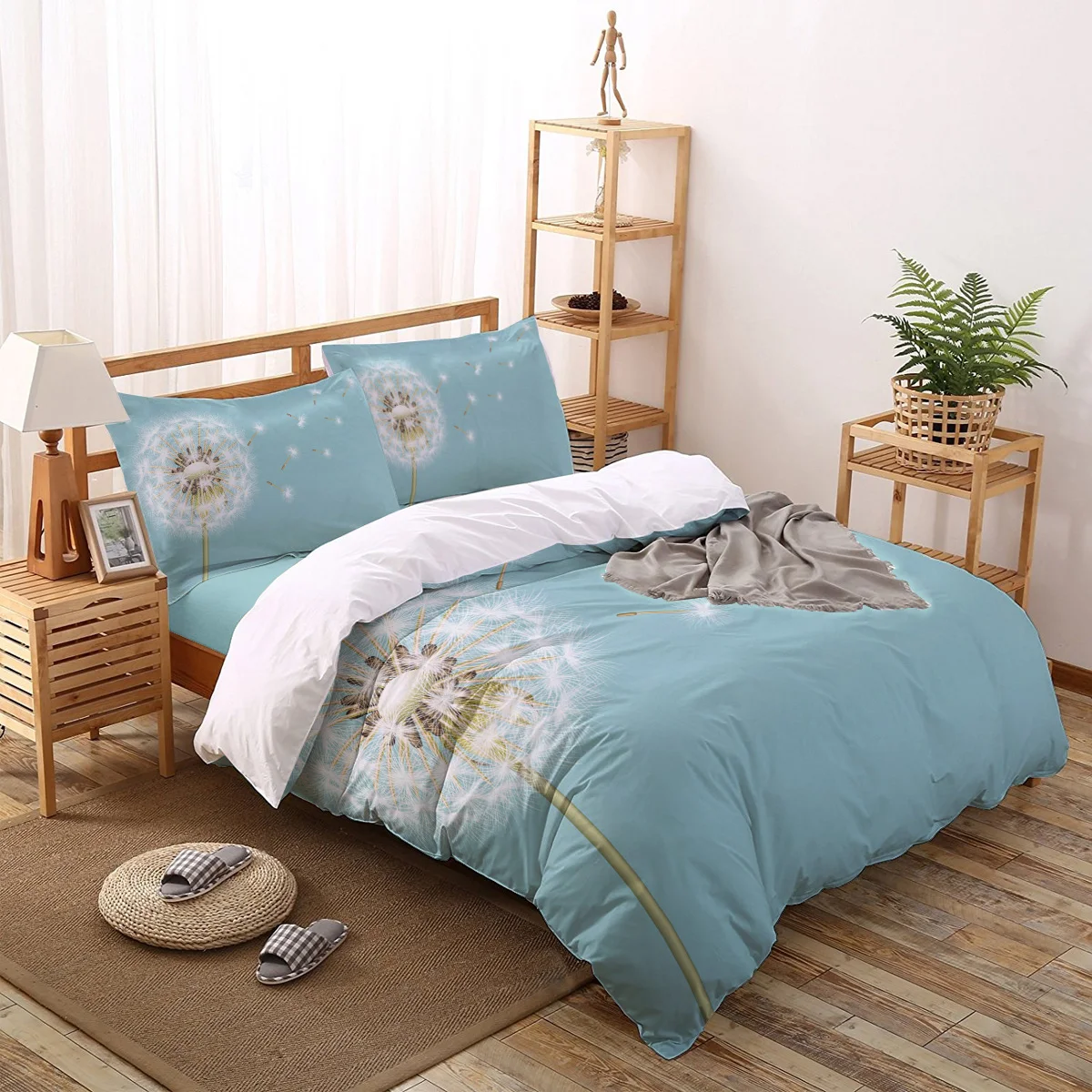 

Dandelion Plant Pattern Bedding Set Sheet Linens Twin Size Duvet Cover Set For Bed Cover Pillowcase For Home