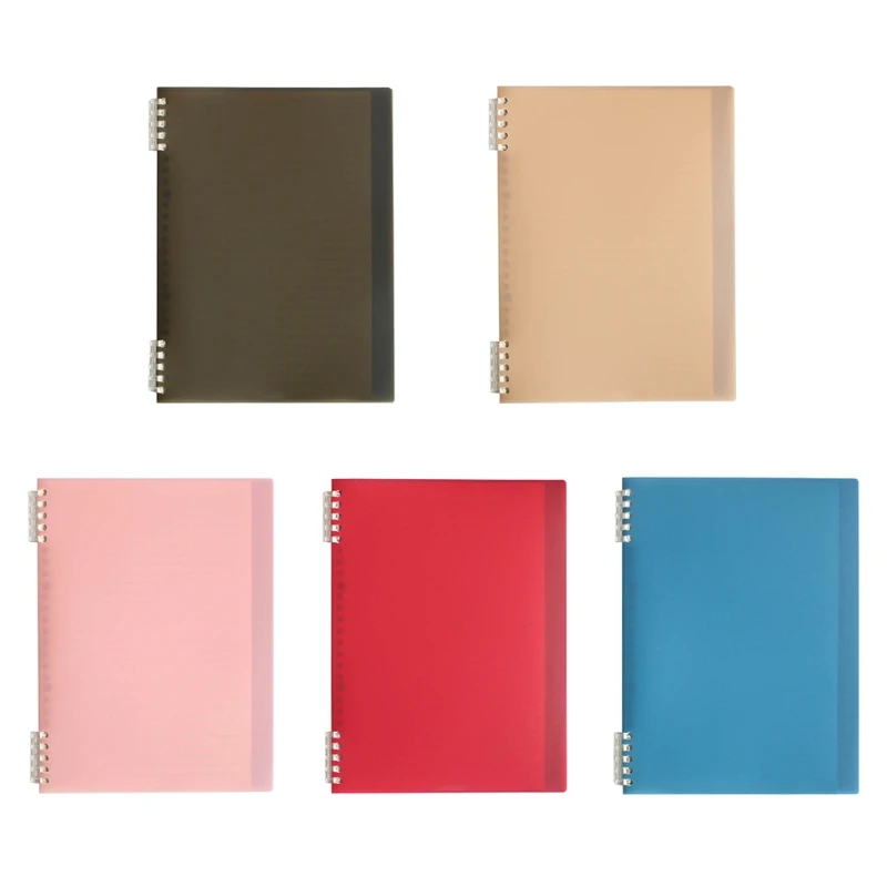 

Frosted Notebook Binder B5 Notebook Paper Core Loose Leaf Papers Study Supply R7UC