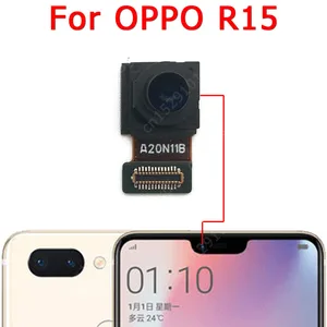 original front camera for oppo r15 frontal selfie small camera module mobile phone accessories replacement repair spare parts free global shipping