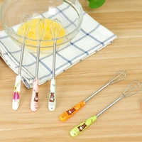 mini egg beater hand small whisk coffeemilk frother whisk wire whip mini balloon whisk cooking metal egg tool baking