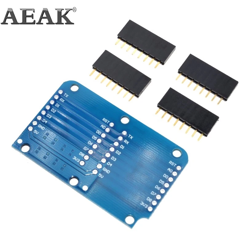 Двойная база D1 mini WIFI Интернет вещей макетная плата на основе AEAK|base wifi|d1 minidevelopment