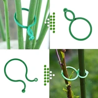 100pcs garden plant twist clip ties supports connects protection grafting fixing tool for vegetable new tomato growing