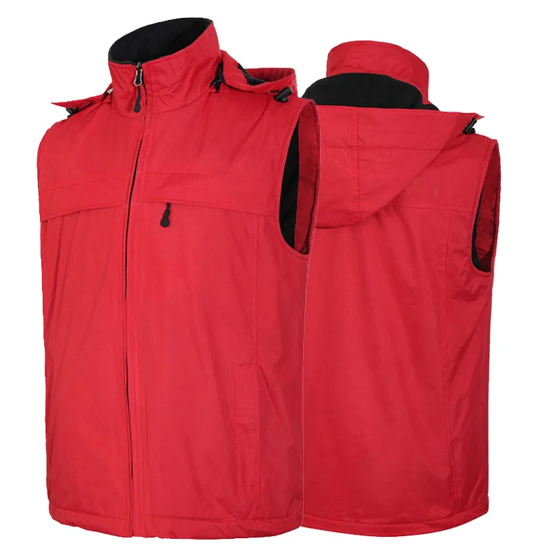 Зимний Треккинговый походный жилет мужская куртка пальто без рукавов теплая Jeep