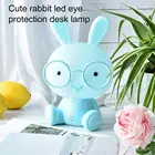 Кролик в очках портативный светодиодный USB мультяшный настольный ночник для подарков
