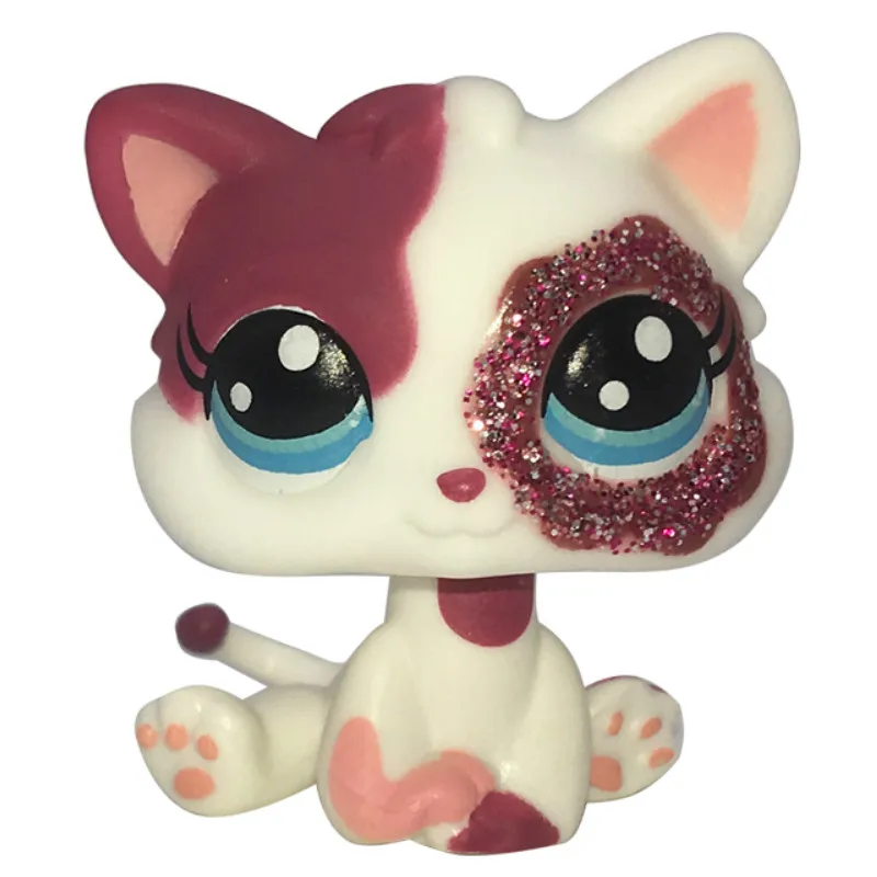 Лпс стоячки кошки собаки игрушки Lps кошка старый pet shop игрушка маленькая короткая шерсть котенок Гималайский котенок husky собака Спаниель колли great dane редкая коллекция фигурок - Цвет: 2291S