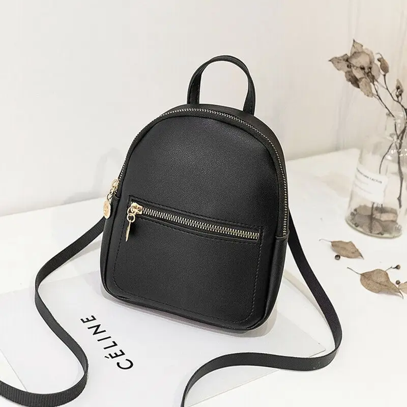 Женский маленький мини рюкзак для девочек модный школьный дорожная сумка через