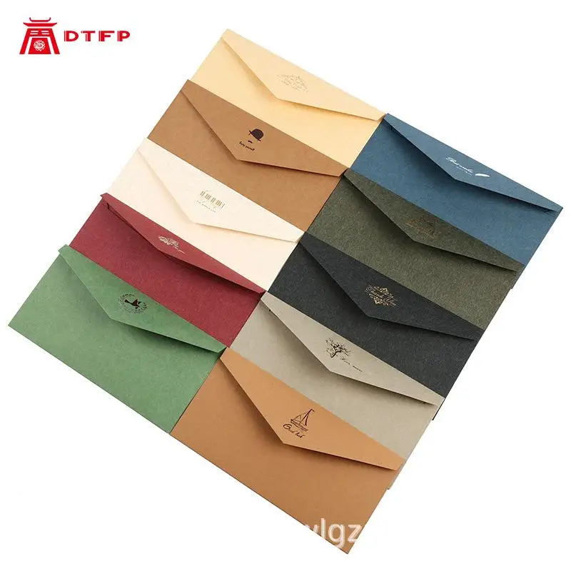 Западный стиль толстый Ретро Конверт цвет специальная бумага бизнес приглашение