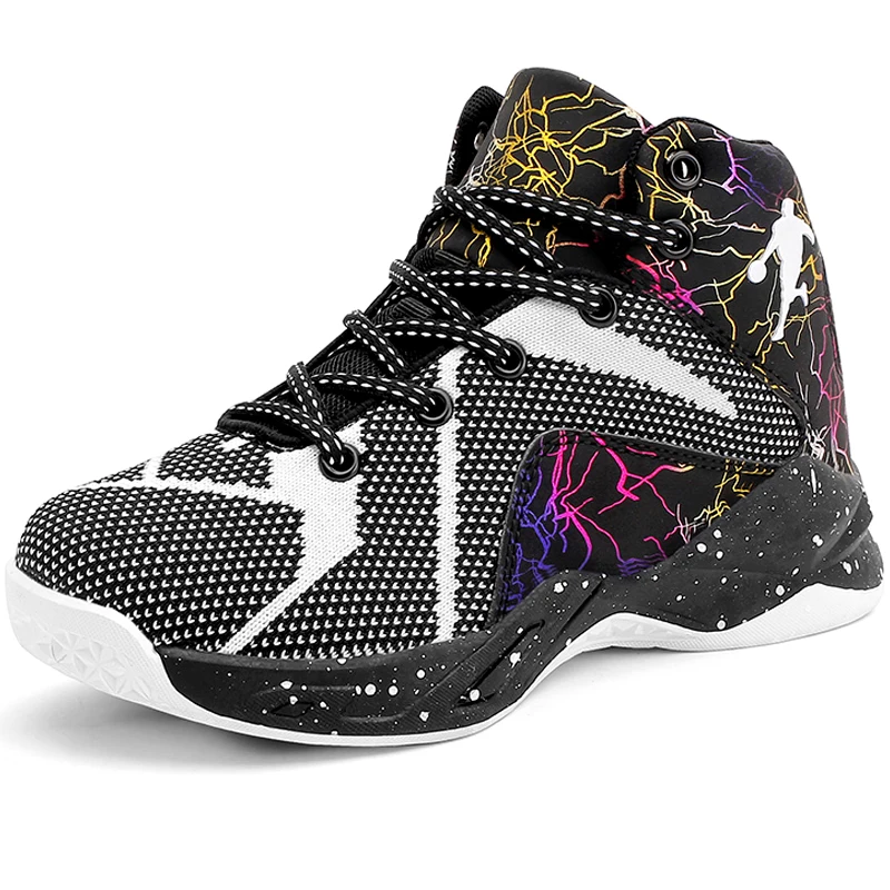 Брендовые баскетбольные кроссовки для девочек Нескользящие детские мальчиков