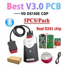 DHL, 5 предметов в партии, Llot 2017.R3 Новый Keygen vd ds150e cdp pro plus с bluetooth для белобочка OBD2 автомобильный диагностический инструмент отправлять в оригинальной коробке
