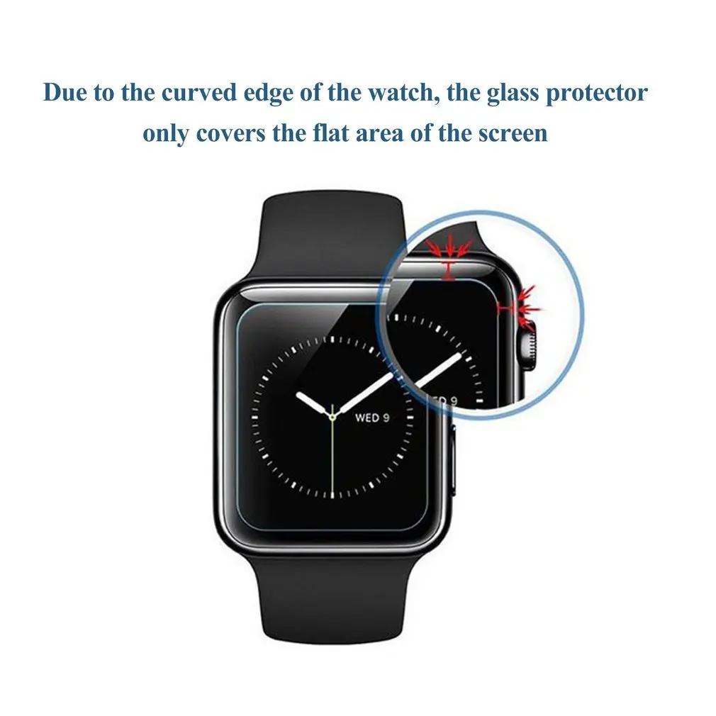 Ultra Thin Protective Film Smude-Resistant Shatter-proof Tempered Glass Suitable for Watch 2019 For Protection | Наручные часы