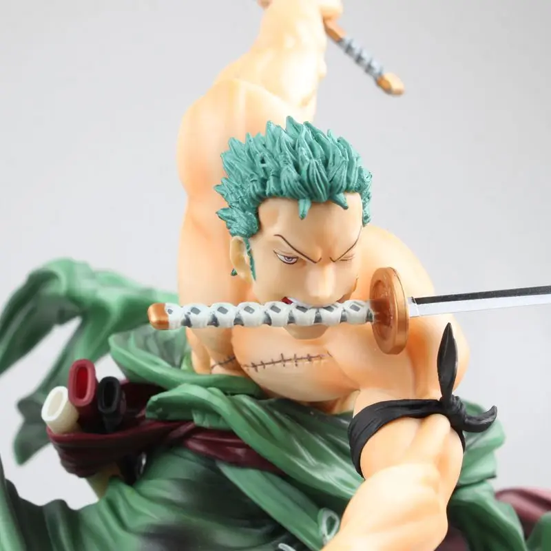 

Anime One Piece Roronoa Zoro Three Thousand World Ver PVC Action Figure Collectible Model doll toy 17cm