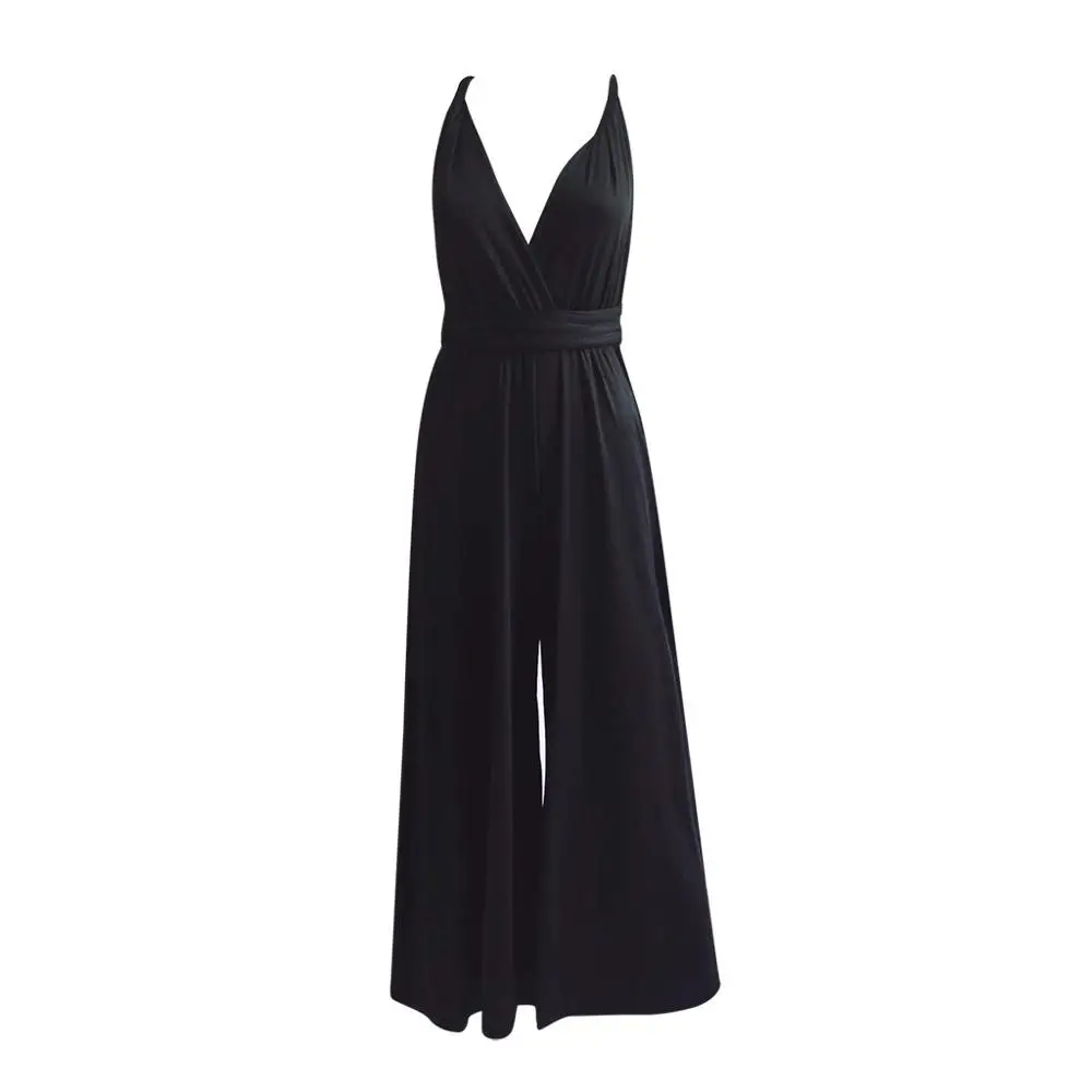 Женские комбинезоны с перекрестными шнурками модные пикантные однотонные