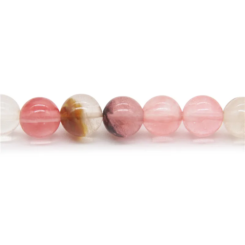 

Natural Stone Dyeing Watermelon Pi Beads Round Strand Size 4 6 8 10 12 MM X 39 CM For Gemstone Handmade Jewelry