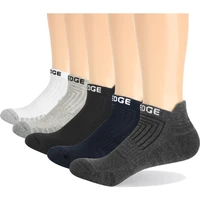 yuedge brand men women 5 pairs black wicking cushion cotton breathable casual cycling running no show low cut ankle socks