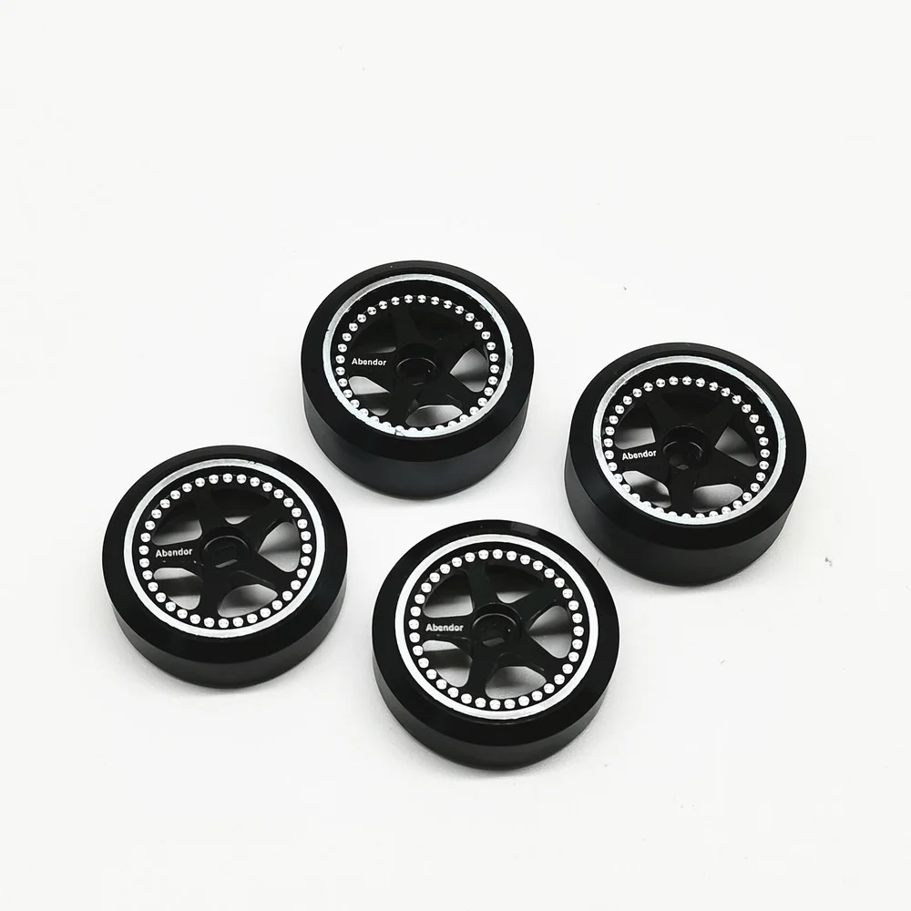 Cubo de rueda de Metal RC de 22MM y neum&aacute;ticos de derrape estables para MINI-Z, AWD, AMZ, MINI-Q, AMR, GLA, HGD1, Wltoys, piezas de actualizaci&oacute;n de coche RC-0