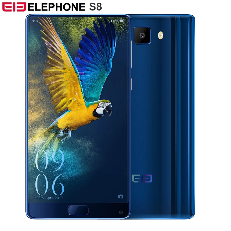 Восстановленный Elephone S8 4G Смартфон Android 7 1 6 0 &quotHelio X25 Deca Core 4 Гб + 64 МП передний