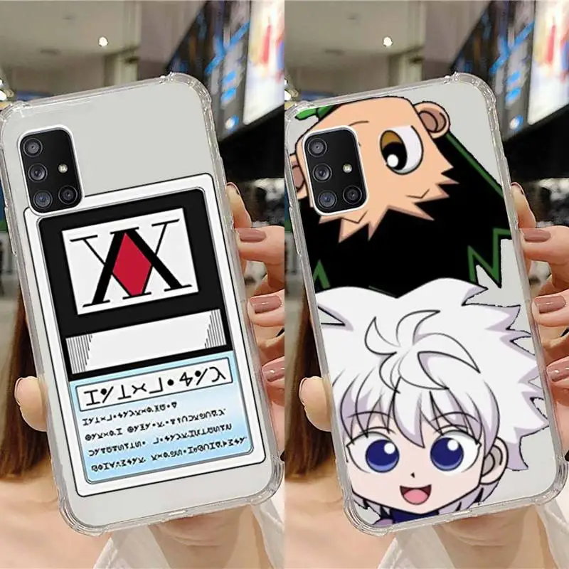 

Hunter X hunter Phone Case Transparent For Samsung Note A 7 8 9 10 20 50 51 71 90 20 11 81 e LITE Ultra PRO