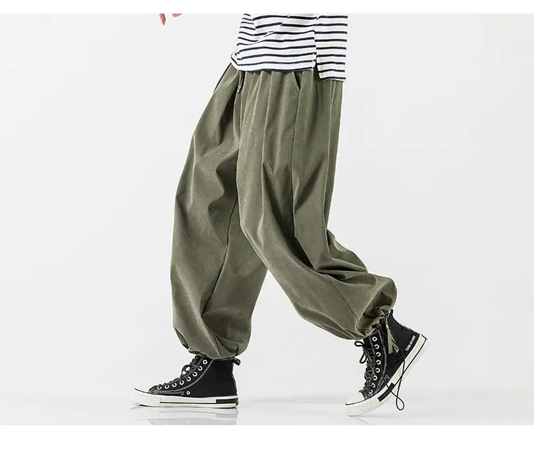 aladdin pants 2021 Streetwear Harem Pants Men's Baggy Jogging Sweatpants Oversized Male Crotch Wide Leg Pants Casual Men Trousers Dropshipping genie pants