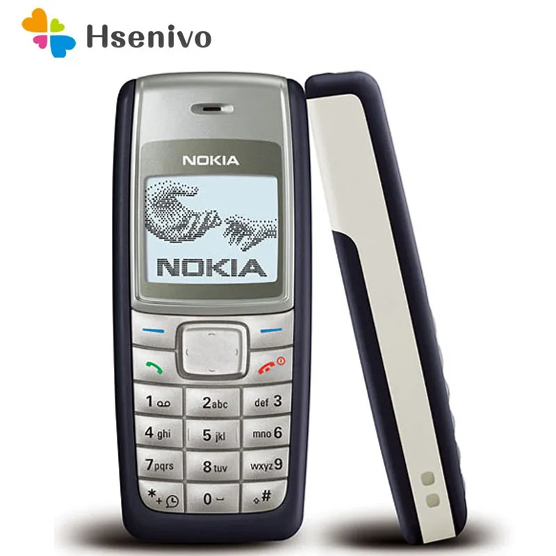 Nokia 1112 Восстановленный Оригинальный разблокированный 700 мАч 2G GSM сенсорный