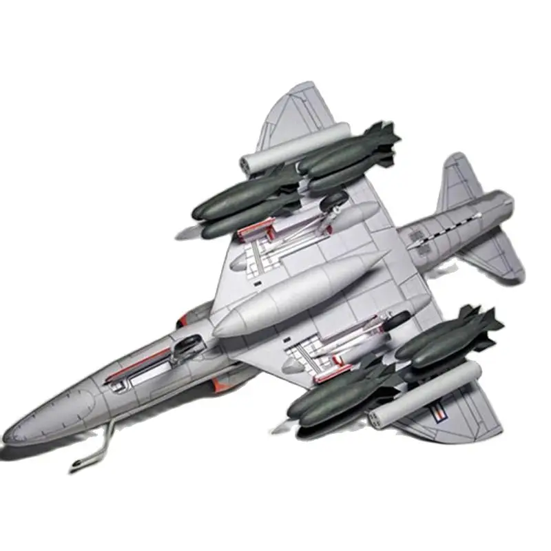 Бумажная модель самолета Skyhawk в масштабе 1:33 A-4 год бумажная для детей подарок на