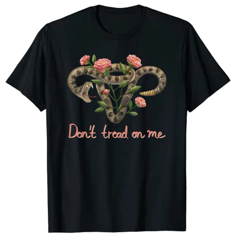 

Don’t Tread on Me Uterus Womens T-Shirt Shirts for Women Grahic Tee Tops