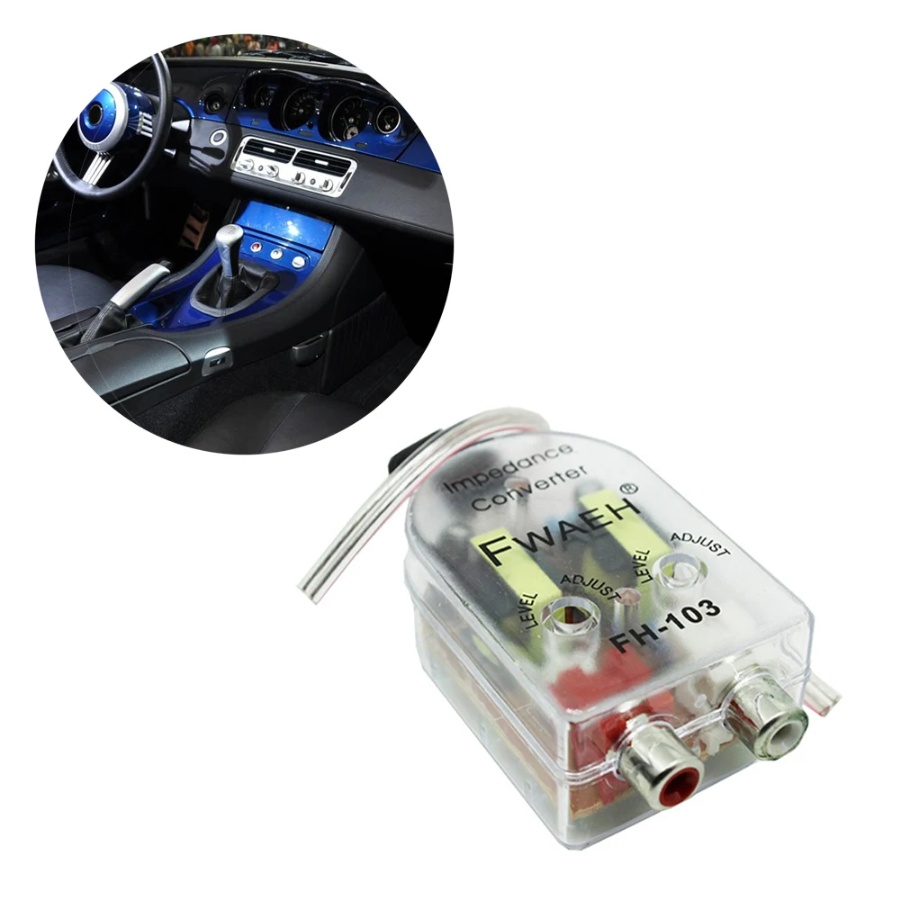 Новый автомобильный аудио с высоким и низким выходом Передача автомобиля стерео