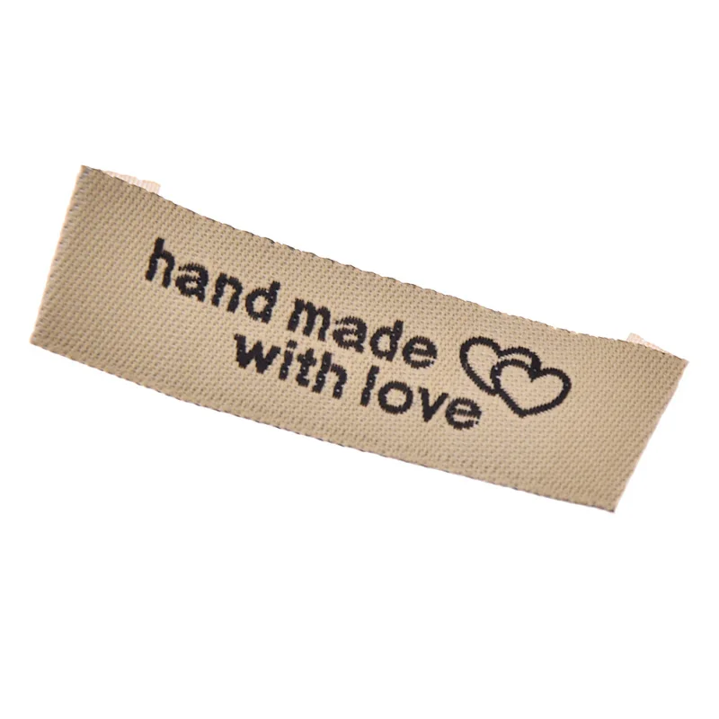 50 шт./упак. моющиеся тканевые этикетки для одежды стеганые аксессуары фабрика