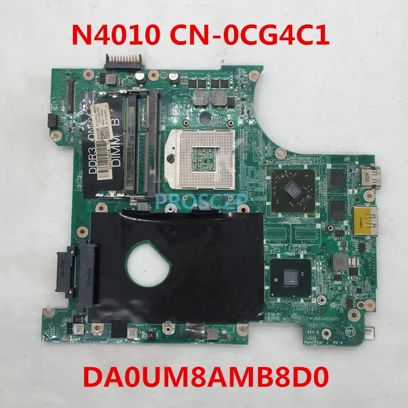 Высококачественная материнская плата для ноутбука N4010 модель CN 0CG4C1 CG4C1 DAUM8AMB8D0 DDR3