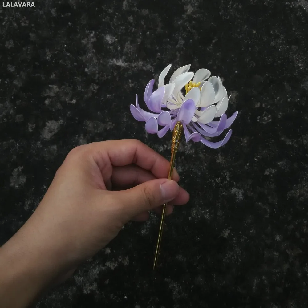 LALAVARA Китайская традиционная Kanzashi Han Fu женские заколки для волос Свадебные аксессуары для волос