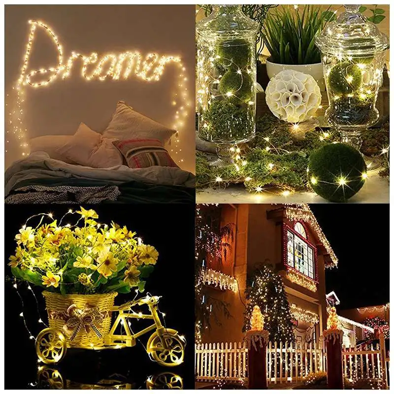 Светодиодный гирлянды светодиодные светильники с питанием от аккумулятора