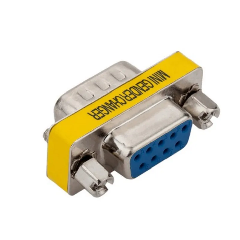 Мини переходник DB9 последовательный разъем Папа папа RS232 разъемы Мама