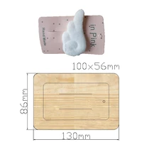 angel wings cartoon lovely hairpins wooden cutting die girl beautiful hair accessory knife mold cutter