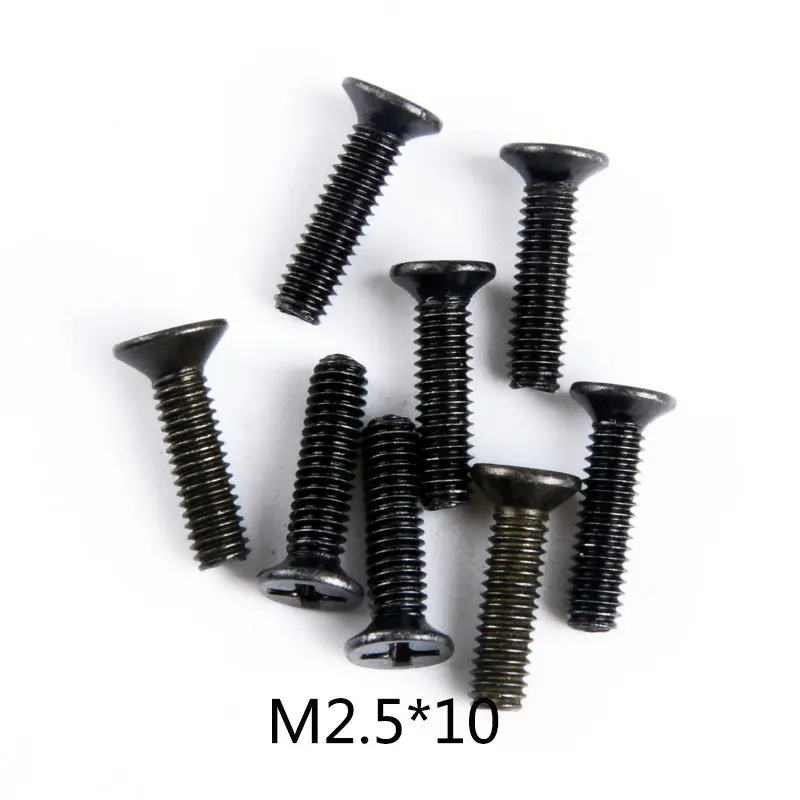0115 Wltoys 12428 RC автомобиль запасные части саморезы с полукруглой потайной головкой Винты с плоской головкой и крестообразным шлицем половина штифт M2 M2.3 M2.5 M3 M4 винты для RC автомобиль - Цвет: 0115