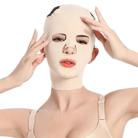 3D дышащая Косметическая Женская повязка против морщин для похудения многоразовая V-шейпер маска для лица для подтяжки сна для красоты и здоровья