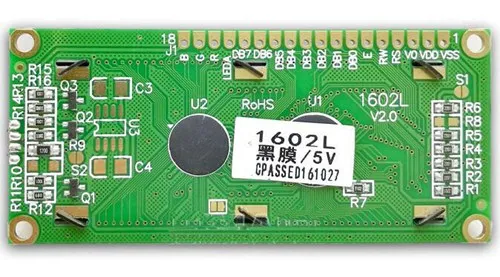 Модуль цветного ЖК-дисплея STN FSTN HD 1602L 2 6 дюйма 18 контактов серый/черный